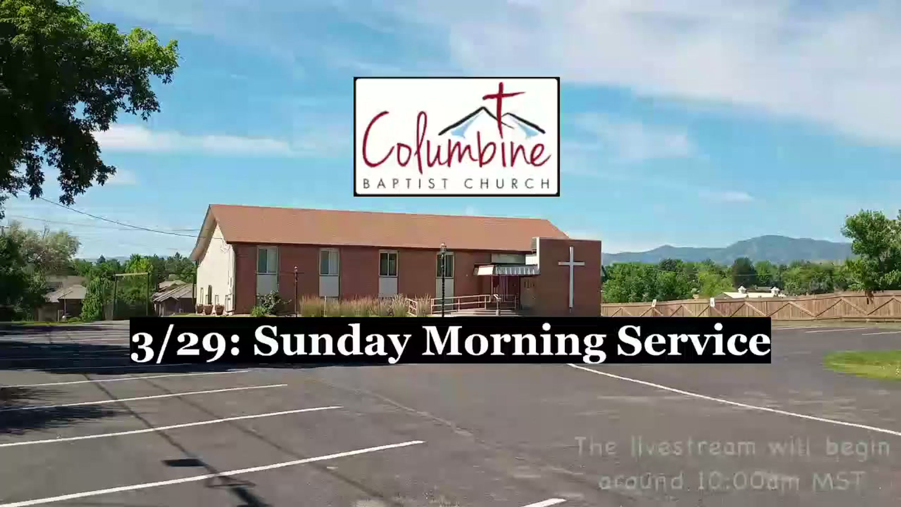 3/29: Matthew 5:1-12 - 10amSun